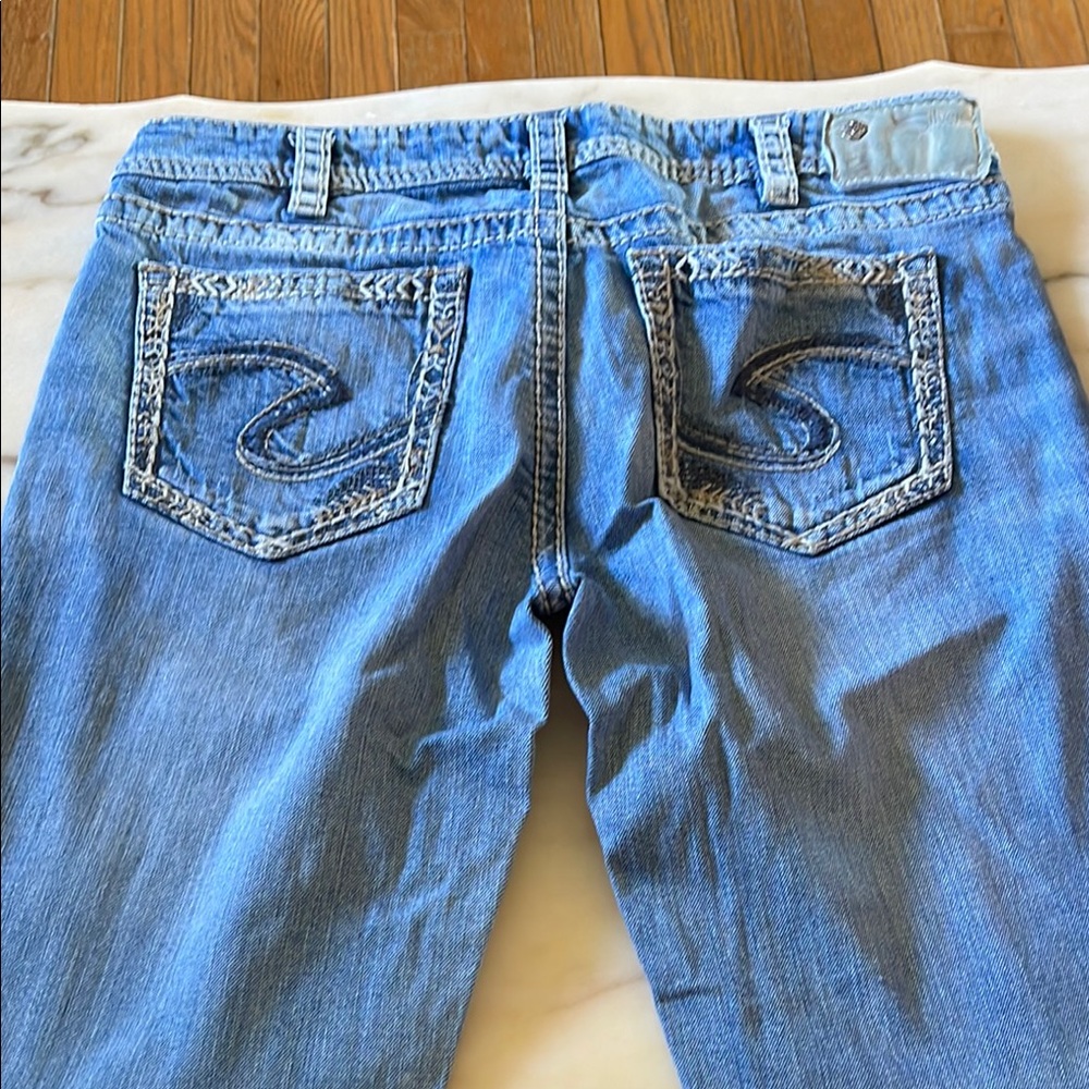 Stylish Blue Jeans for Women 30 silver classic aiko
